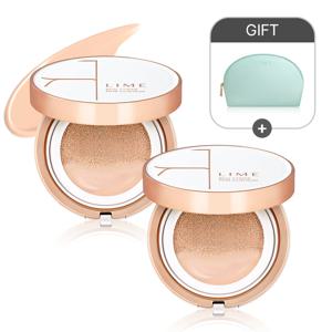 리얼 커버 핑크 쿠션 파운데이션 20호 핑크베이지 2개+파우치