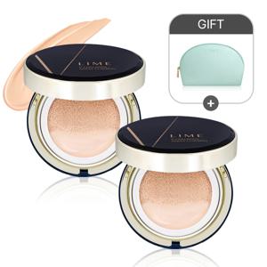 브이 콜라겐 앰플 쿠션 파운데이션 10호 로즈베이지 2개+파우치