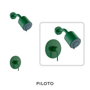 뽀또벽매립샤워1302 다크그린 벽매립 샤워수전 컬러 수전