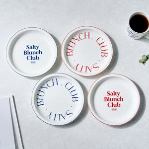 ON 솔티브런치 원형플레이트 4P 세트 D18