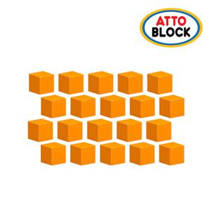 자석 큐브 블럭 벌크 오렌지 20피스 (MGT20-OR)