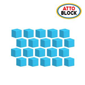 자석 큐브 블럭 벌크 블루 20피스 (MGT20-BU)