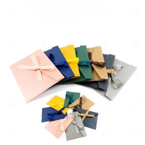 청첩장 상품권 명절 감사카드 빈티지 컬러 리본 포인트 봉투