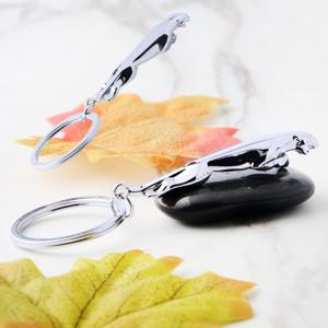 자동차키 액세서리 재규어 로고 크롬 도금 메탈 키홀더 키케이스