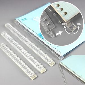 집게형 30공 바인더링 셀프제본 와이어링 플라스틱 화데버 바인더