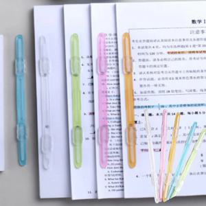 셀프제본 서류정리 문서보관 파일철 파스텔 컬러 바인더 클립