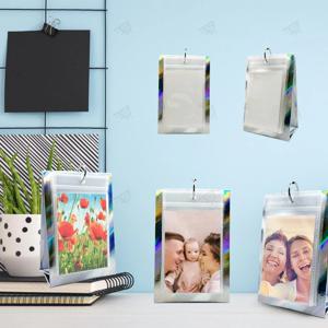 데스크 테이블 레이저경사빔 사진첩 포켓 포토 보관 미니 앨범