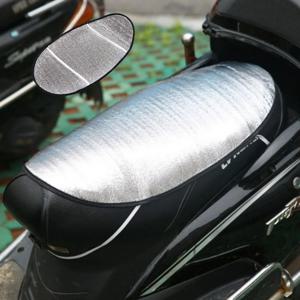 바이크 오토바이 태양열 시트보호 여름용 쿨 쿠션 탈부착 은색 시트
