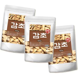 국내산 감초 500g*3팩