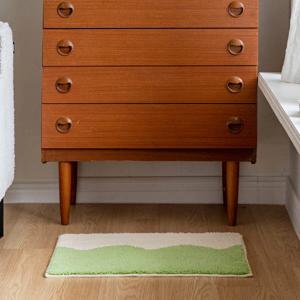 플로우그린 자카드 러그 발매트 욕실주방논슬립60x45