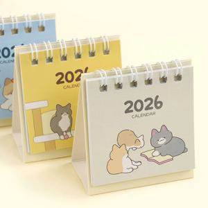 2026년 냥냥 미니달력 4p세트 신년 탁상달력 데스크 캘린더 책상 미니 메모장
