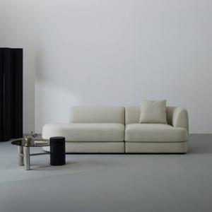 오브 라운드모듈 패브릭소파 3인 오픈형