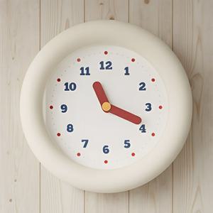 무드링 무타공 무소음 인테리어 벽시계 모서리시계