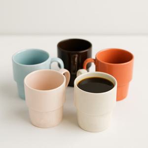 검트리 제이드 스택머그 350ml 국산 도자기 파스텔 머그 식기 머그컵