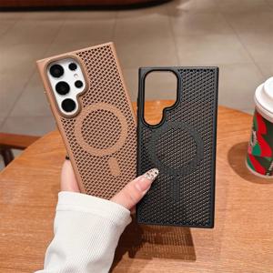 갤럭시 S25 S24 S23 울트라 플러스 에어매쉬 맥세이프 케이스 1397