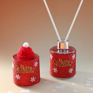 '화려한 연말 분위기' 크리스마스 디퓨저+산타모자 선물세트