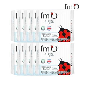아임오 유기농 순면 생리대 일반 팬티라이너 20P x10개