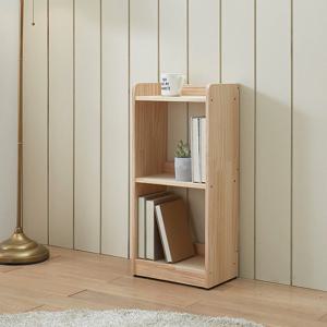 북쉘프 400 2단 소나무 원목 책장 LGM201C