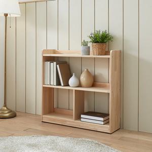 북쉘프 900 2단 소나무 원목 책장 LGM202C