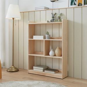 북쉘프 900 3단 소나무 원목 책장 LGM205C