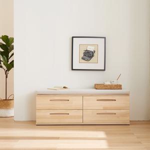 엘르 생활발수 1350 서랍형 원목 벤치 수납 소파 LGM240C