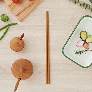 파뷔에 티크 원목 항균 조리도구 튀김젓가락