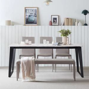 칸토 비앙코카라라 대리석 식탁 세트 1800