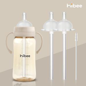 하이비 1단계 간편 젖병빨대 2P 더블하트 모윰 호환 100%국내제조