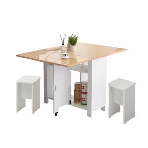 I227 윙 하이그로시 접이식 테이블 스툴세트 800 4colors