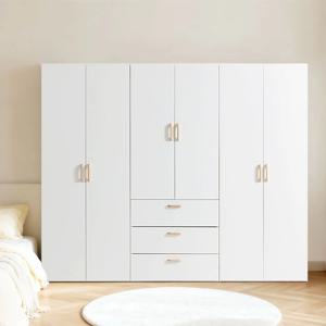 MA33 키큰 옷장 2400 세트 빅수납 행거 장농 장롱 (이불장+서랍장+긴옷장)