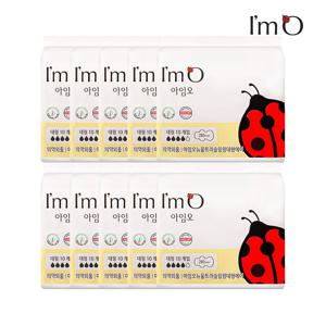 아임오 유기농 순면 생리대 대형 10P x10개