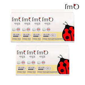 아임오 유기농 순면 생리대 대형 10P x7개