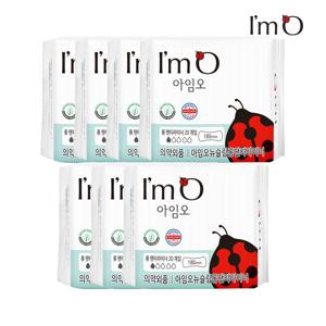 아임오 유기농 순면 생리대 롱 팬티라이너 20P x7개