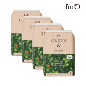 아임오 그린앤 비건 생리대 대형 28P x4개