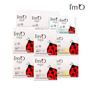 아임오 순면 중 14P x4개+대 10P x2개+오버 6P x2개+일반 20P+롱 20P