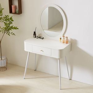 루보 라운드 화장대 800 수납 거울 원룸 학생용