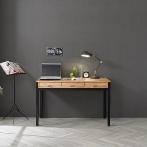 HZ2838 참죽 원목 스틸책상 1200