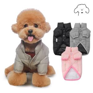 반려동물 하네스 경량 패딩 롱패딩 S-2XL, 3 colors