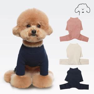 반려동물 무지 이너 올인원 우주복 쫄쫄이 XS~XL, 3 colors