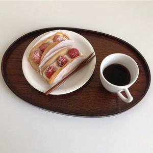 [리퍼] 디아르 애쉬 타원형 원목 우드 트레이