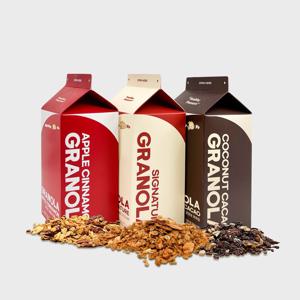국내산 100% 압착귀리 그래놀라 210g 3종 (시그니처/애플시나몬/코코넛카카오)