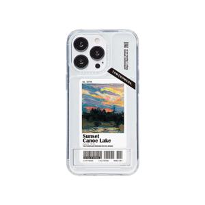 톰톰슨-Sunset,Canoe Lake 하프클리어/교체형 폰케이스 (커버+바디프레임세트)