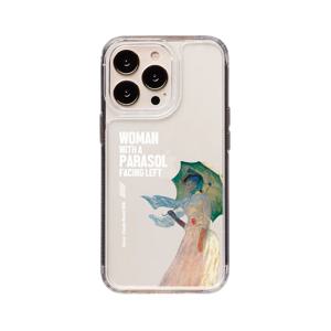 클로드 모네-Woman with 클리어/교체형 폰케이스 (커버+바디프레임세트)