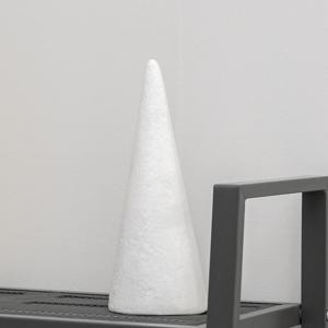 원뿔 스티로폼 9.5x23.5cm (2개입) 인테리어 콘 장식 트리 만들기 재료