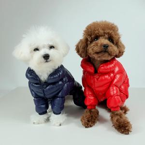 반려동물 강아지 패딩 말랑 경량 패딩 올인원 S-2XL, 2colors