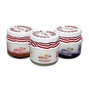 무항생제 원유 최상급 유산균 보틀&콩포트 130g 3종 6개입(플레인,스트로베리,블루베리)