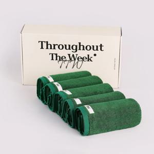 시그니처 포레스트 타올 5P SET 250g 고중량 호텔수건 페이스타올(선물패키지)