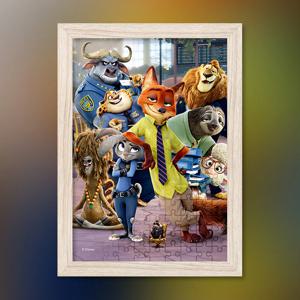 주토피아 직소 퍼즐+액자 세트 디즈니 500피스