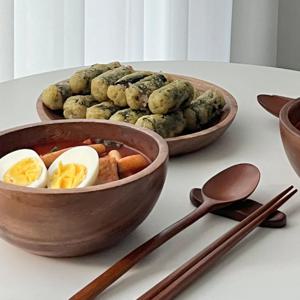 우드그릇 볼 1인 홈세트 4P