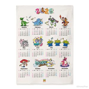 디즈니 토이스토리 2026 캘린더 인테리어 가리개 패브릭포스터